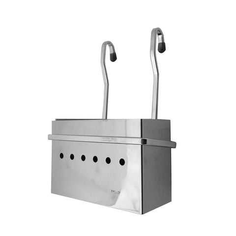Suporte Porta Talheres Encaixe Barras Cozinha Escorredor Piatina Plus Brinox Cinza