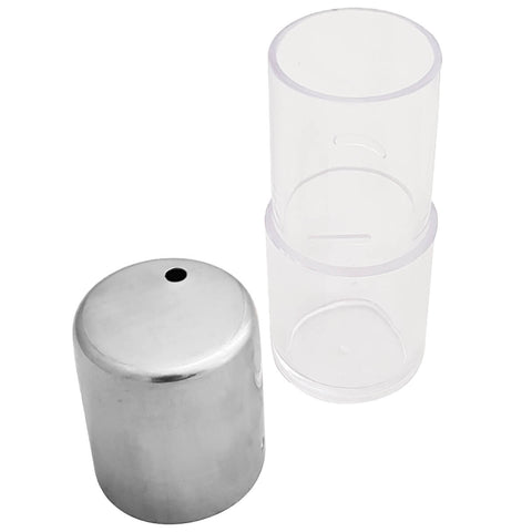 Conjunto 12 Paliteiros De Mesa Brinox Porta Palito de Dente Inox Restaurante Lancheria