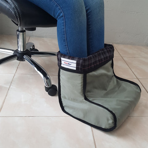 Bota Pantufa Térmica Elétrica Massageadora Sonobel Digital 110V