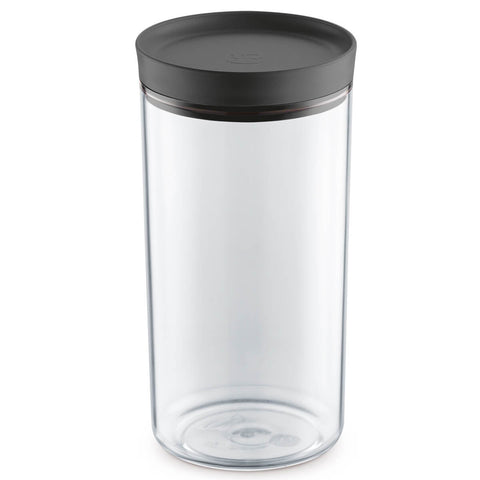 Conjunto de 3 Potes Herméticos de Plástico Com Tampa Uz 2L 1,9L 1,4L Preto