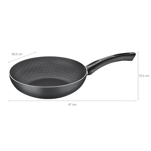 Frigideira Funda Antiaderente Starflon 28cm Paris Grafite Tramontina