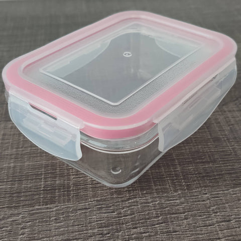 Pote de Vidro Hermético Retangular Com Tampa 330ml Sanremo