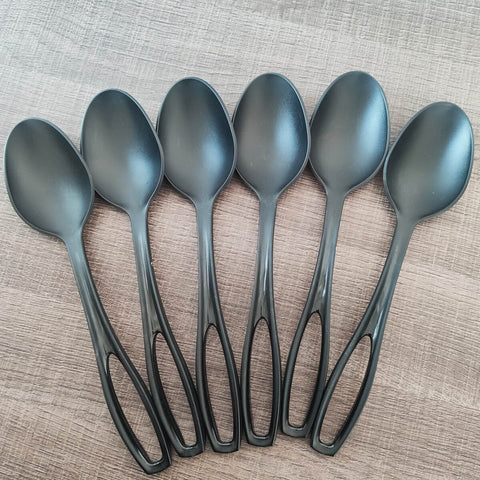 Conjunto de Colheres Servir Arroz Plástico Nylon 6 peças Sanremo