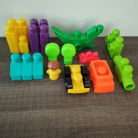 Brinquedos Educativos para Crianças Blocos de Montar Blocossauro