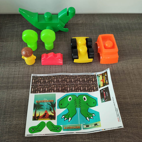 Brinquedos Educativos para Crianças Blocos de Montar Blocossauro