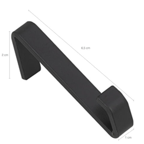 Organizadores Cozinha Barra 60cm Porta Condimentos Gancho Grafite