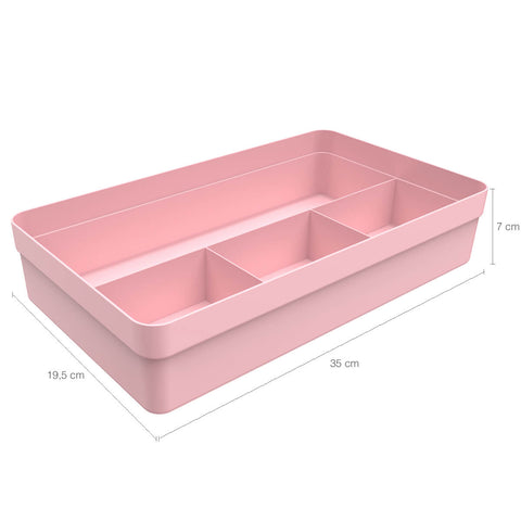 Organizador de Gavetas Ou Logic 4 Divisórias Porta Objetos