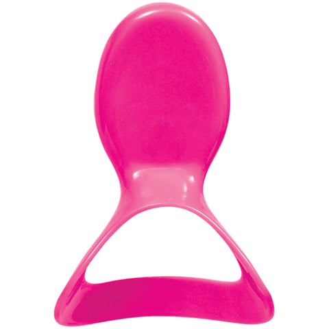 Colher Dosadora com Tampa Papinha de Silicone para Bebês Buba Rosa