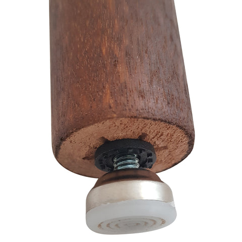 Kit 7 Pés Niveladores de Cama Box Solteiro ou Casal Extensíveis Madeira