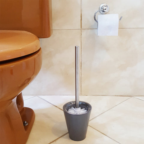 Escova Sanitária para Banheiro Chumbo Suporte Escova para Vaso Ou Lavabo