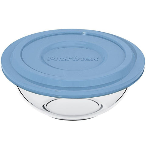 Pote Redondo De Vidro 3L Tampa Plástica De Cores Sortidas Tigela Bowl Plus Marinex