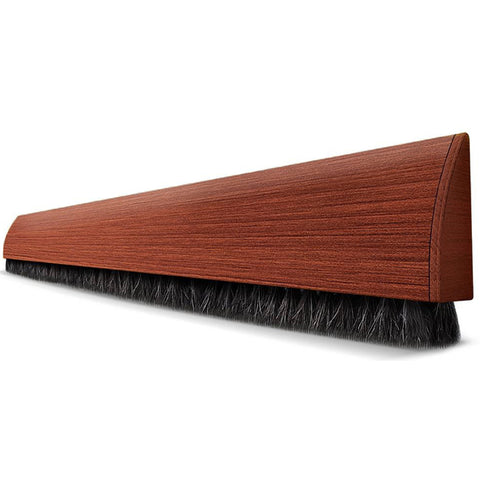 Veda Frestas Rodo De Porta Inseto 90cm Ajustável Feltro Pvc Marrom Escuro