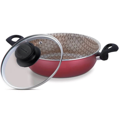 Fritadeira Multiuso Panela Antiaderente Grande Avulsa Tramontina Paris 26cm Vermelha