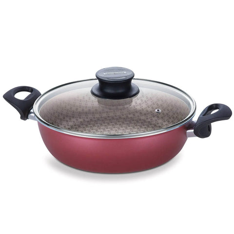 Fritadeira Multiuso Panela Antiaderente Grande Avulsa Tramontina Paris 26cm Vermelha