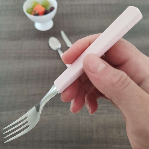 Seis Jogos de Talheres Infantil Criança Garfo Faca Colher Inox Taumer Rosa