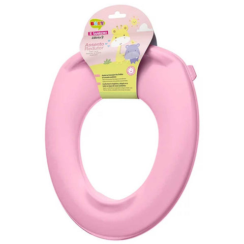 Redutor Assento Infantil Para Tampa De Vaso Sanitário Banheiro Sanremo Rosa