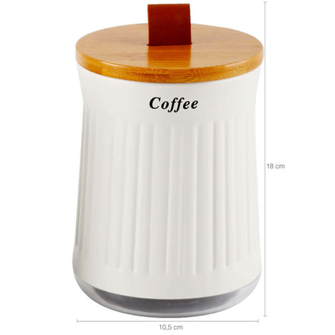 Jogo De Latas Decorativas Para Mantimentos Coffee Cokies Sugar Potes Condimentos