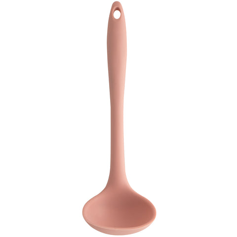 Concha De Silicone Utensílio Cozinha Talher Sopa Feijão OU Rosa Quartzo