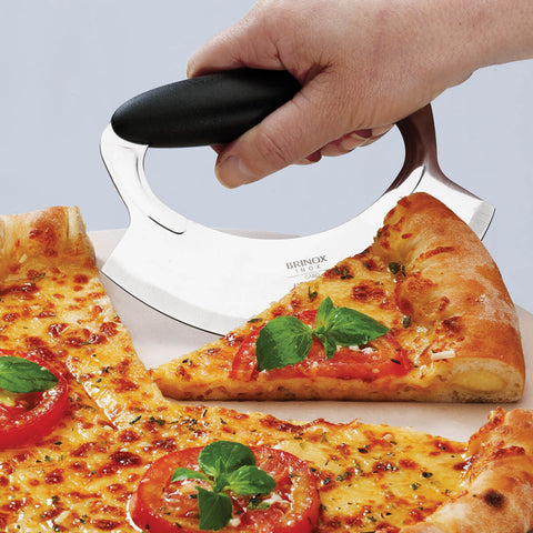 Cortador De Pizza Brinox Inox Precision Plus para Temperos Legumes 16,5cm Preto