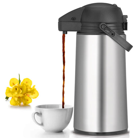 Garrafa Térmica Aço Inox Inquebrável Sem Ampola 1,9L Água Café Expressar Sanremo