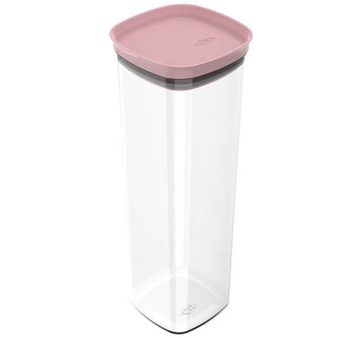 Conjunto De Potes Para Alimentos 2L Kit De Potes Herméticos Com Tampa Rosa Quartzo