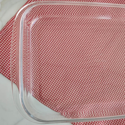 Assadeira Travessa Forma de Vidro Temperado Retangular 2,9L com Alças Laterais Marinex
