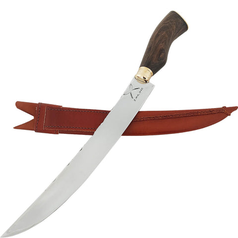 Faca Estilo Chef Nusret Gökçe 3mm Salt Bae Carne Churrasco Artesanal 10' Aço Inox 420c