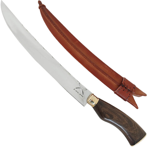 Faca Estilo Chef Nusret Gökçe 3mm Salt Bae Carne Churrasco Artesanal 10' Aço Inox 420c