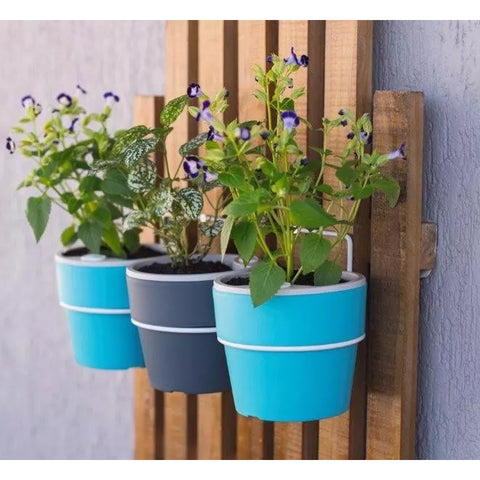 Suporte M Aço Pintura Epóxi Vaso Médio Flor Jardim Parede OU