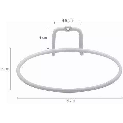 Suporte M Aço Pintura Epóxi Vaso Médio Flor Jardim Parede OU