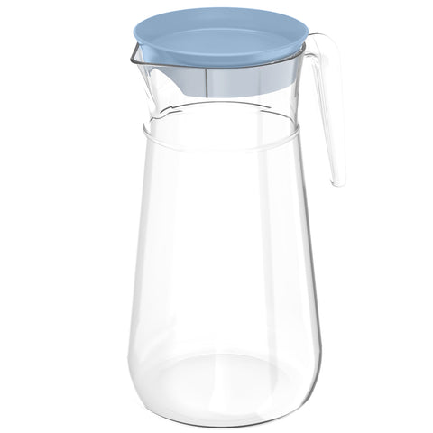 Jarra De Plástico Com Tampa 1,8L Jarra De Suco E Água Azul Glacial OU