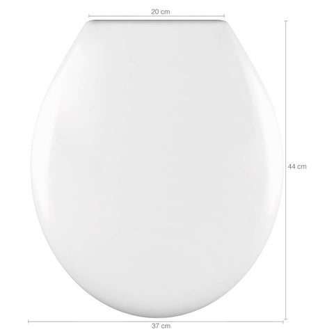 Assento Sanitário Almofadado para Vaso Sanitário Banheiro Clássico Branco Sanremo