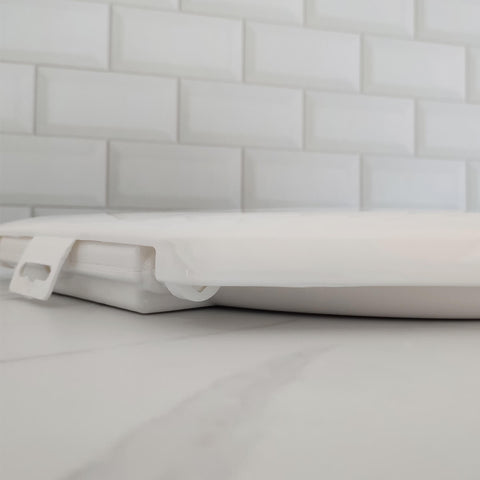 Assento Sanitário Almofadado para Vaso Sanitário Banheiro Clássico Branco Sanremo