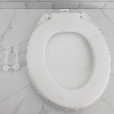 Assento Sanitário Almofadado para Vaso Sanitário Banheiro Clássico Branco Sanremo
