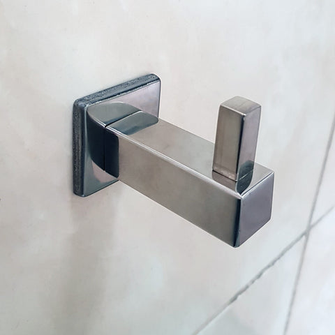 Gancho Cabide Multiuso Roupa Toalheiro Aço Inox Porta Toalha Banheiro Azaléia