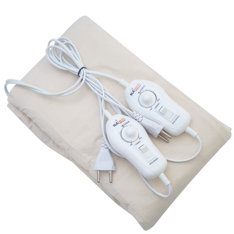 Lençol Térmico Queen Size Elétrico Luxo Algodão Inverno 220 Volts