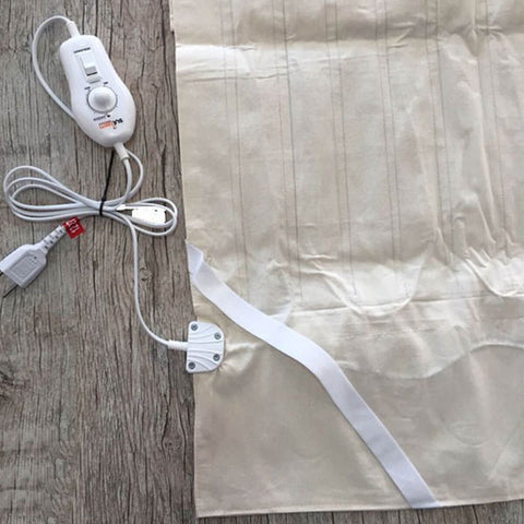 Lençol Térmico Queen Size Elétrico Luxo Algodão Inverno 220 Volts