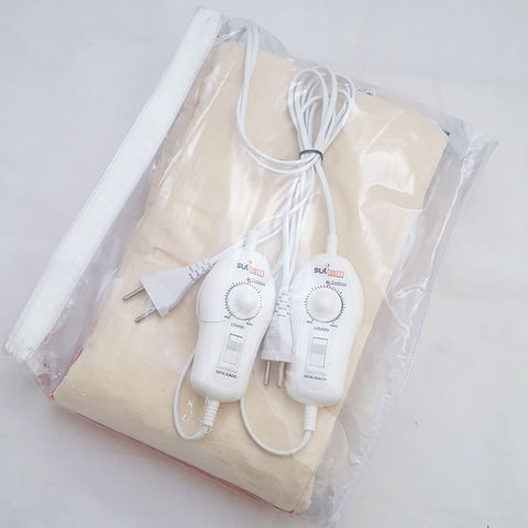 Lençol Térmico Queen Size Elétrico Luxo Algodão Inverno 220 Volts