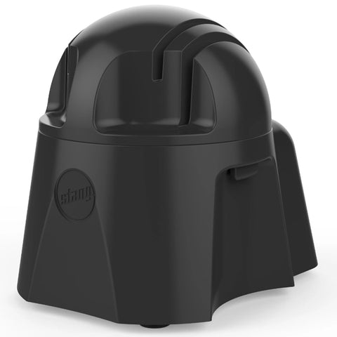 Afiador De Facas Elétrico Preto Gourmet  Amolador De Facas Com 2 Rebolos Cozinha