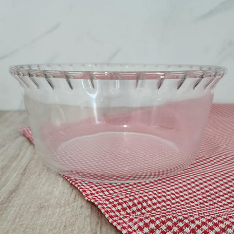 Forma para Suflê Assadeira Redonda Pequena 1,4 Litros de Vidro Linha Original Marinex