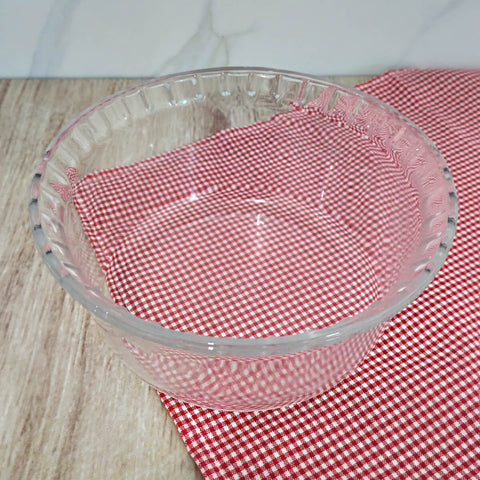 Forma para Suflê Assadeira Redonda Pequena 1,4 Litros de Vidro Linha Original Marinex