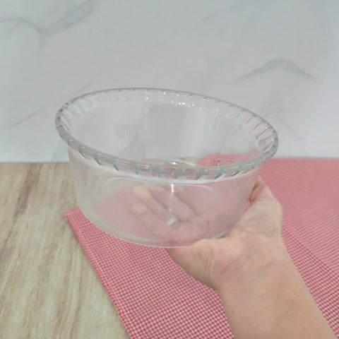 Forma para Suflê Assadeira Redonda Pequena 1,4 Litros de Vidro Linha Original Marinex
