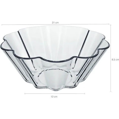 Forma de Vidro para Brioche Assadeira Pão Francês Travessa Original 1,3L Marinex