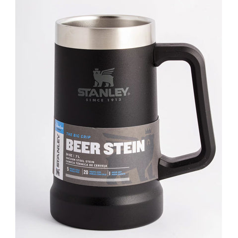 Caneca Térmica Stanley para Cerveja Caneco Chope Aço Inox 709ml Preto