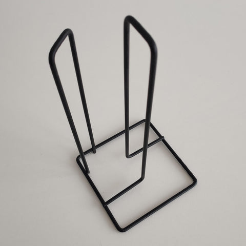 Suporte Organizador Porta Papel Toalha Aramado Preto de Mesa Stolf