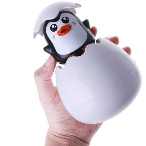Brinquedo De Banho Chuveirinho Aperta Esguicha Pinguim Buba