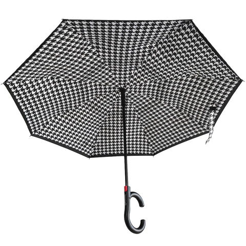 Guarda Chuva Invertido Automático Sombrinha Longa Cellulare Fazzoletti Pied Poule