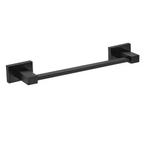 Porta Toalha De Rosto Para Parede Toalheiro Para Banheiro Lavabo Quadrado Black Matte