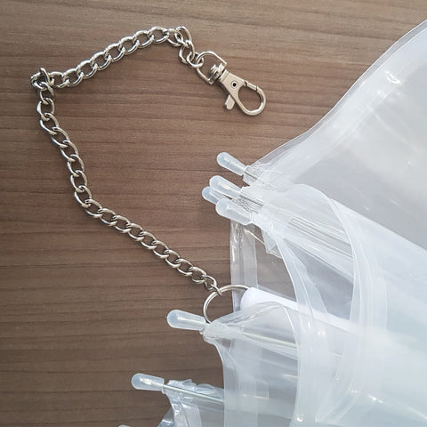 Guarda Chuva Pet Cachorro Capa de Chuva para Cães com Guia Transparente Fazzoletti