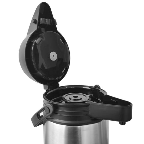 Garrafa Térmica Aço Inox 1,9L Bomba De Pressão Quente Fria Expressar Sanremo